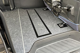 CRUNK製 HIACE S-GL フロアーボード 3分割全面 / キャッチ蓋タイプ